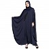 Premium Kaftan with patch work- Navy Blue